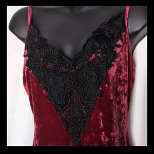 3 for 20! M VENUS Red and Black Lace Camisole